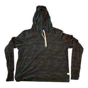 Vuori Women's Black Camouflage Hoodie Size Medium